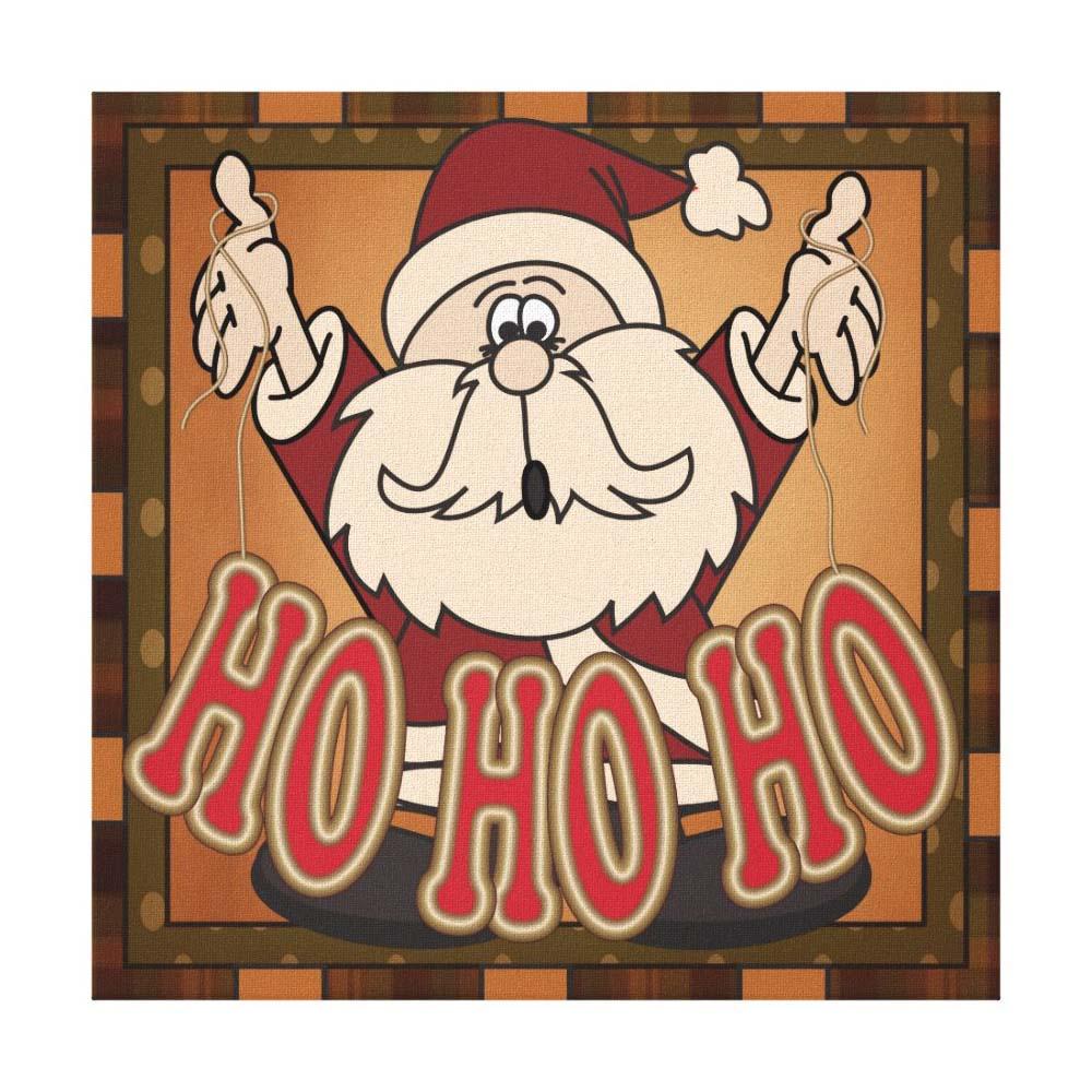 ViticStore™ Santa Ho Ho Ho – Christmas canvas for decor, gift for family, home decoration,  christmas canvas, christmas gift