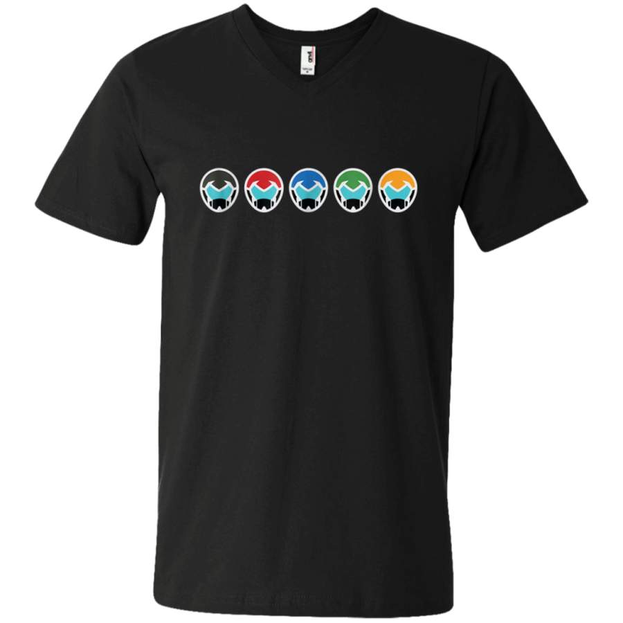 AGR DreamWorks – Voltron Helmets Unisex V-neck