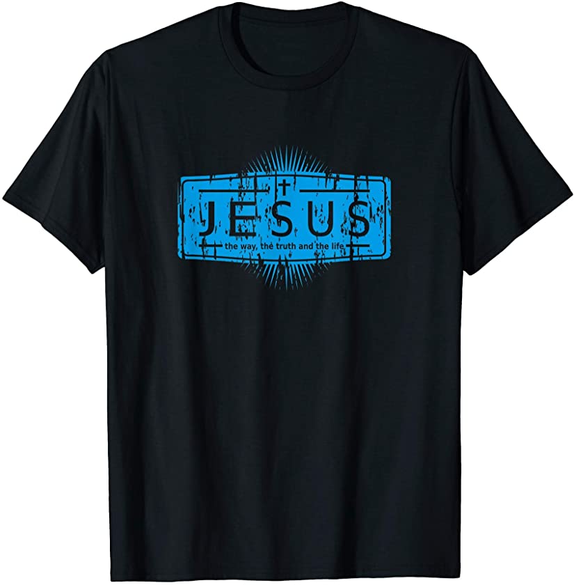 Vintage Jesus 70’s Style Distressed Christian T-Shirt