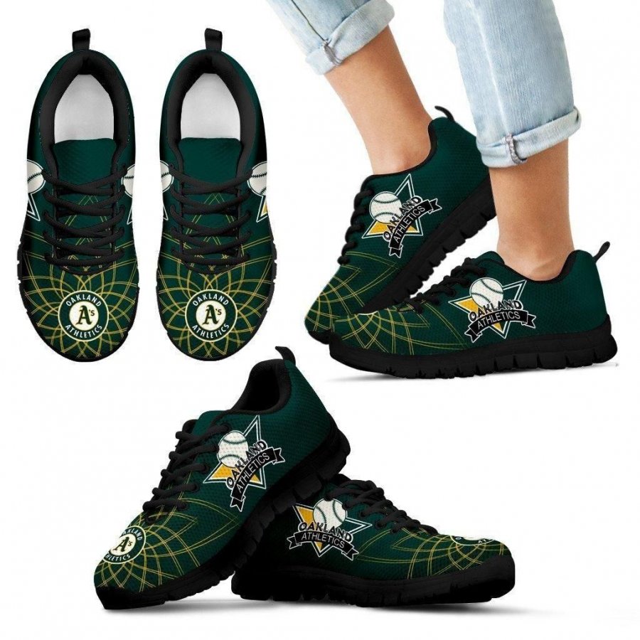 Super Bowl Oakland Athletics Sneakers #793