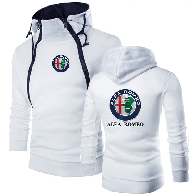 2022New Alfa Rome Harajuku Style Leisure Men Pullover Hoodies Brand Hooded Sweatshirt Classic Tracksuit Warm Slim Tops 3 Colors alx