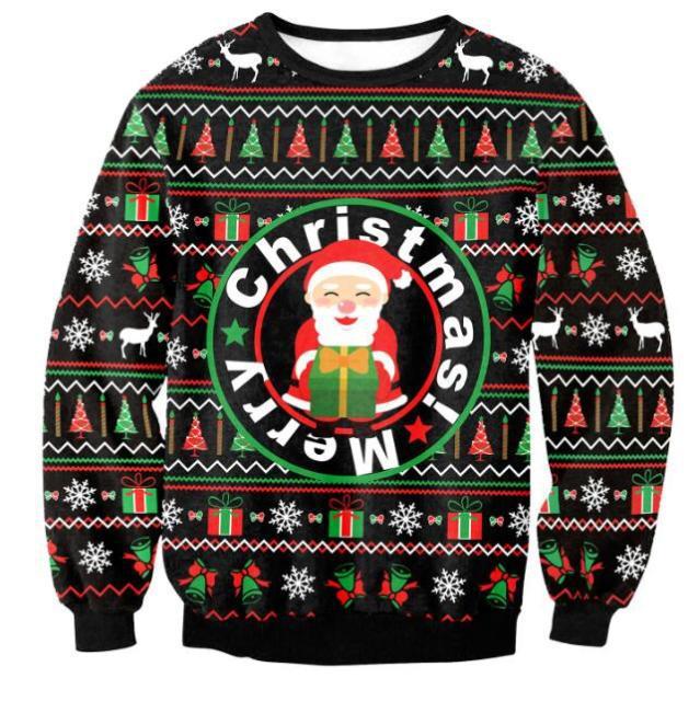 Merry Christmas Ugly Christmas Sweater | For Men & Women | Adult | Us6116