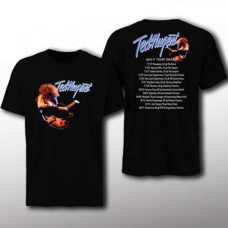 New Ted Nugent 2019 Summer U.S. Tour Black T-Shirt