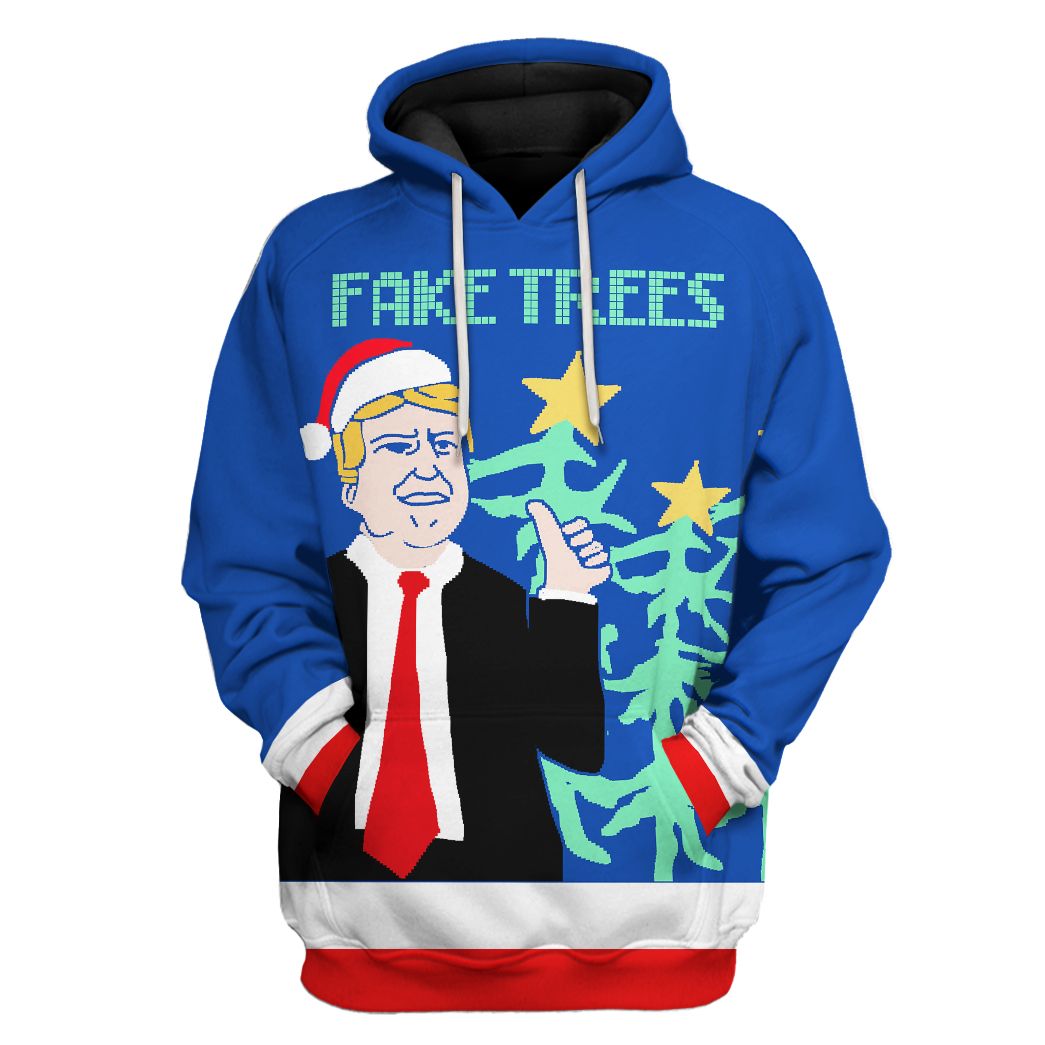 Casespring 3D Fake Trees Custom Ugly Sweater Tshirt Hoodie Apparel