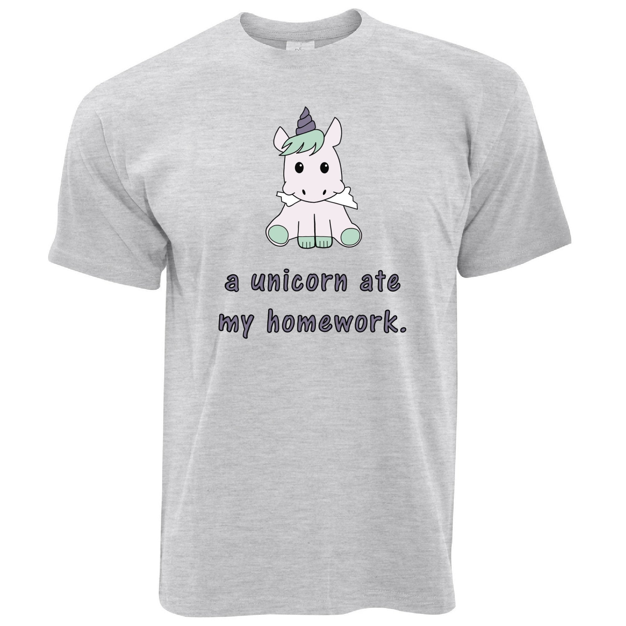 A Unicorn Ate My Homework T Shirt