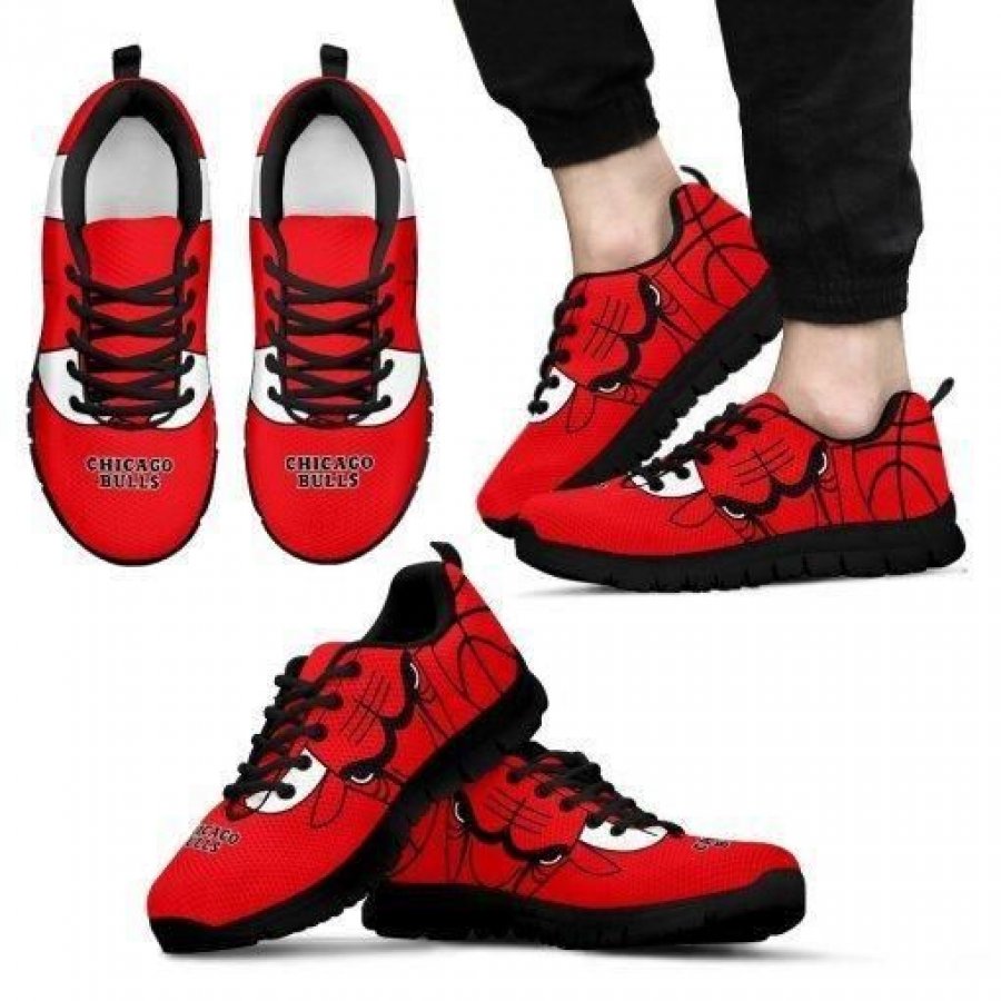 Chicago Bulls Fan Custom Unofficial Running Shoes Sneakers Trainers