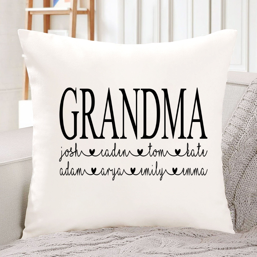 Personalized Grandma Shirt Gift For Grandma Gift For Mom Indoor Pillow