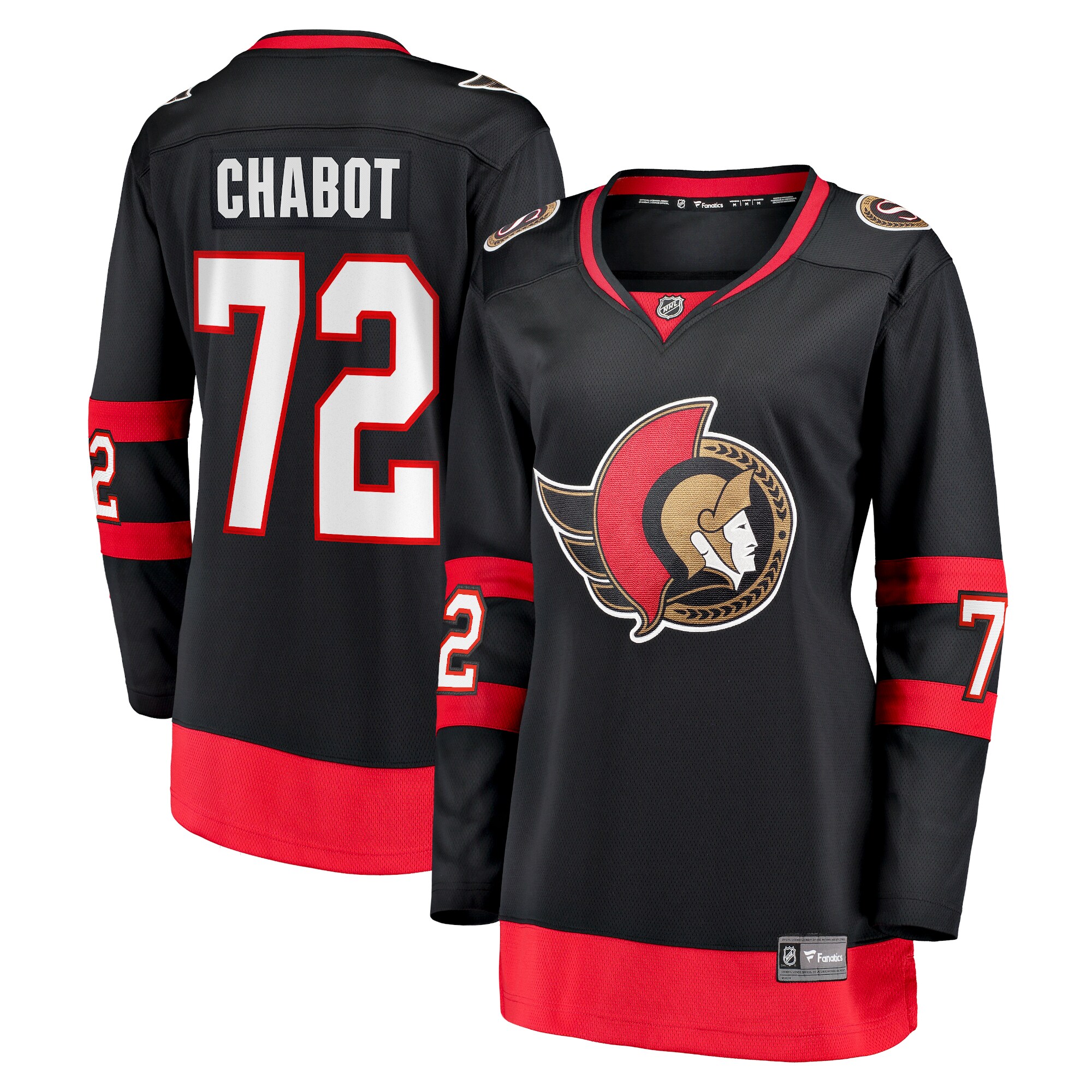 Women's Ottawa Senators Thomas Chabot Black Home Premier Breakaway Player Jersey