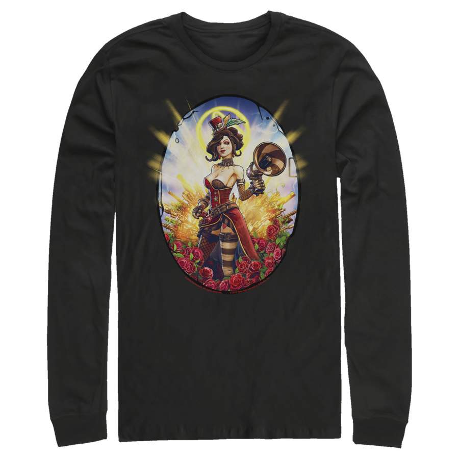 Borderlands 3 Men’s Floral Mad Moxxi  Long Sleeve Shirt