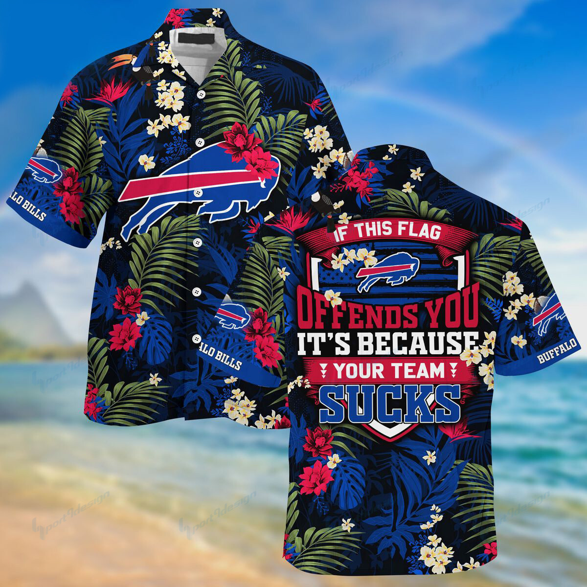 Buffalo Bills Summer Hawaii Shirt 16 Ha35011