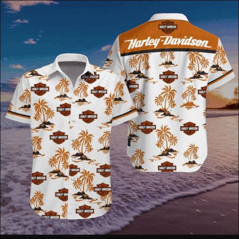 Harley Davidson Hawaiian Shirt Dnstyles Kreamshirt 