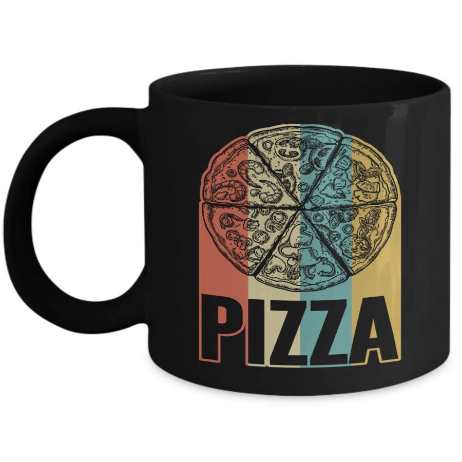 Classic Vintage Retro Style Pizza Mug