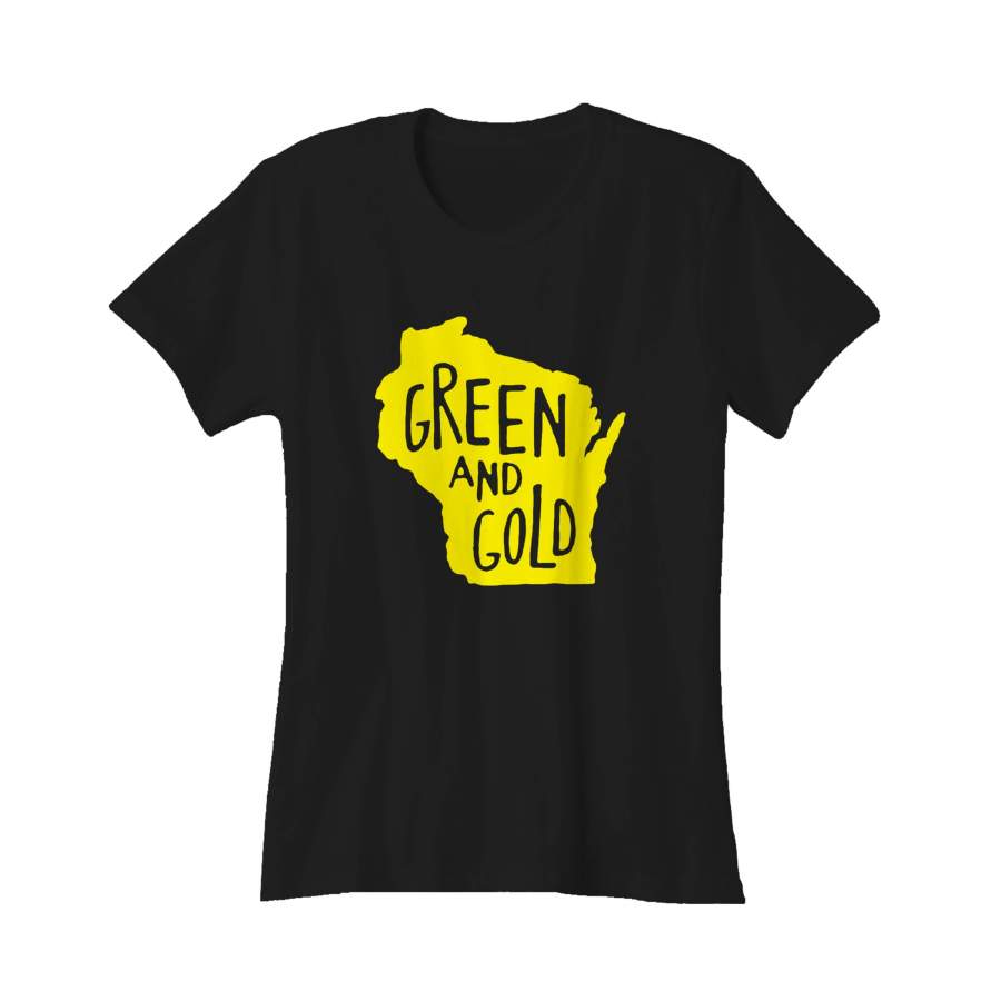 Green Bay Packers Green And Gold Aaron Rodgers Gift For Her Women’s T-Shirt