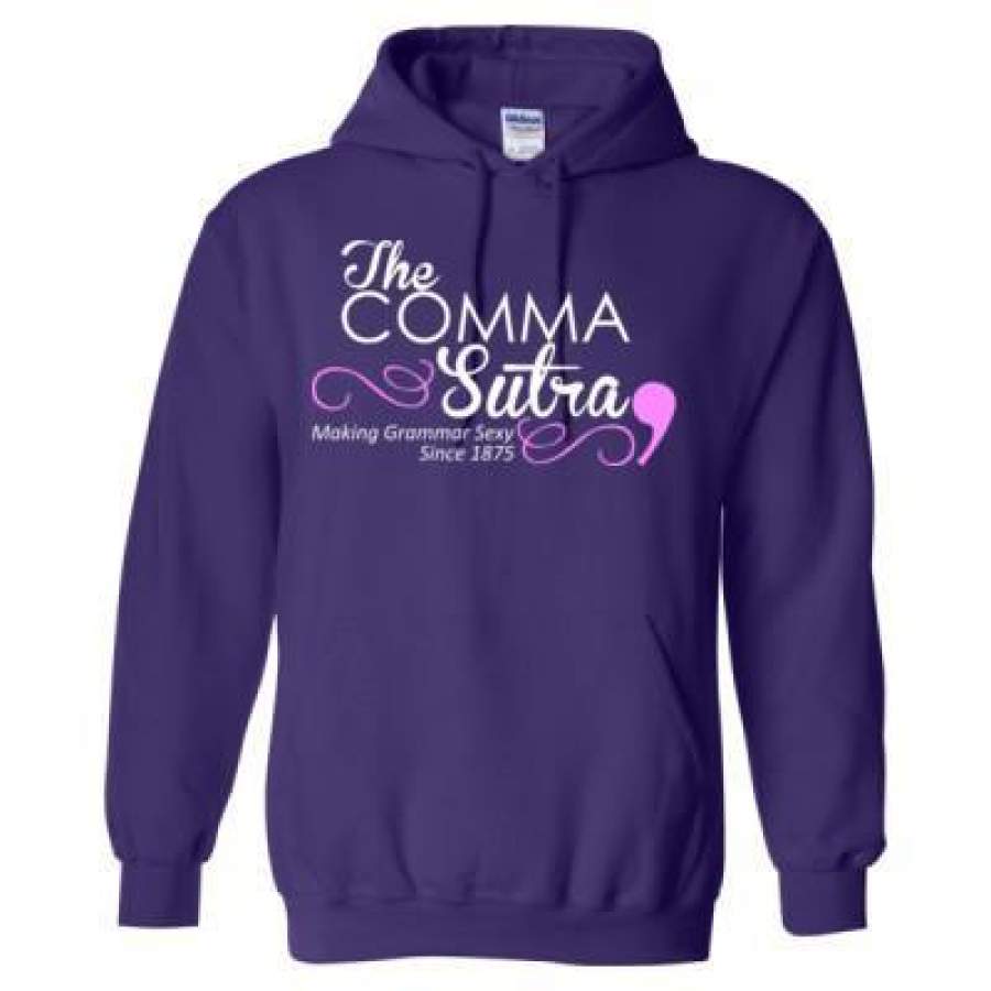 AGR The Comma Sutra Making Grammer Sexy Since 1875 – Heavy Blend™ Hooded Sweatshirt