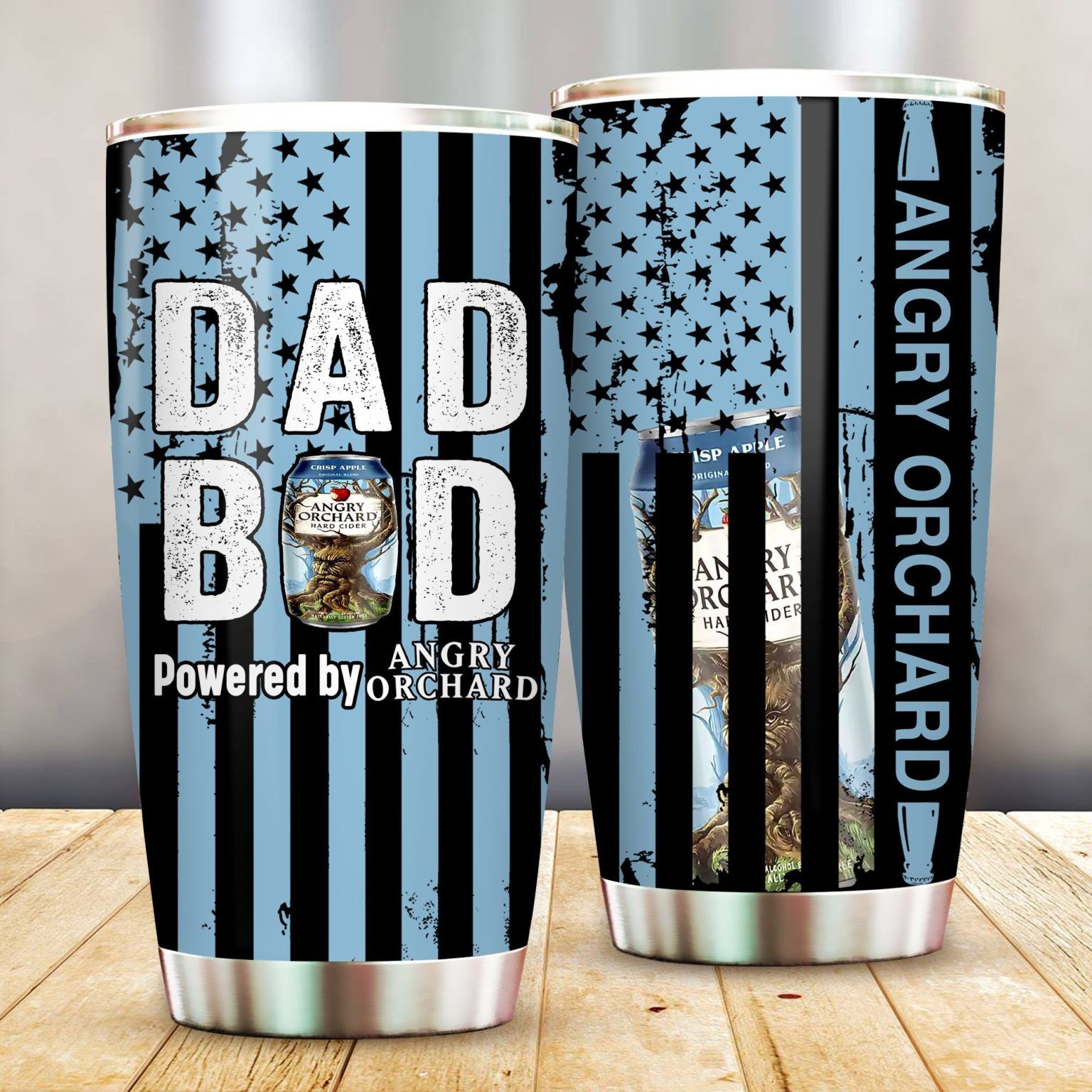 Dad Bod Powered By Angry Orchard Tumbler Cup