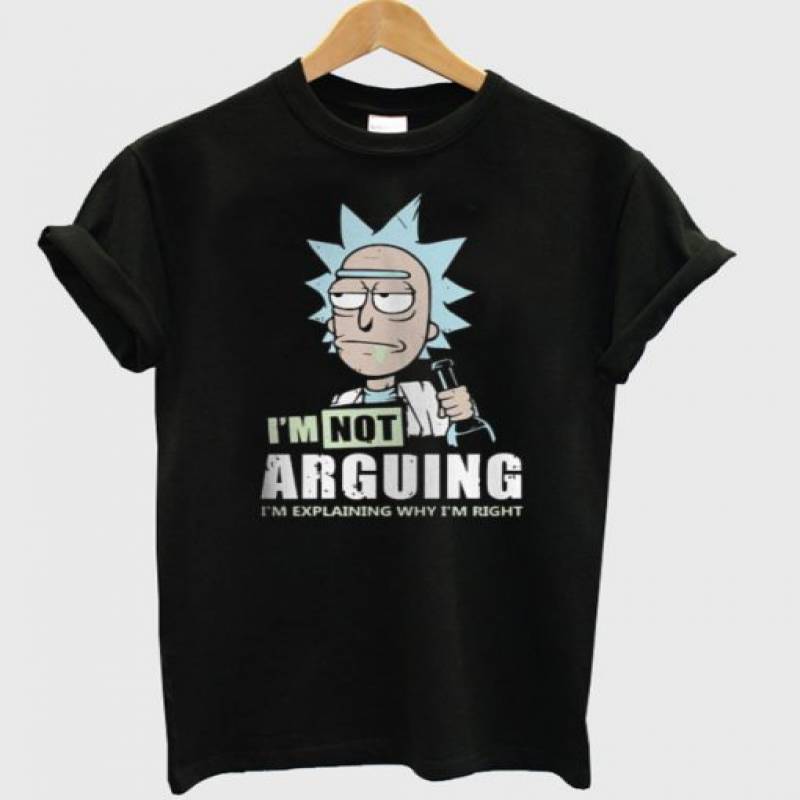 Rick & Morty TShirt I’m Not Arguing Men’s T-Shirt