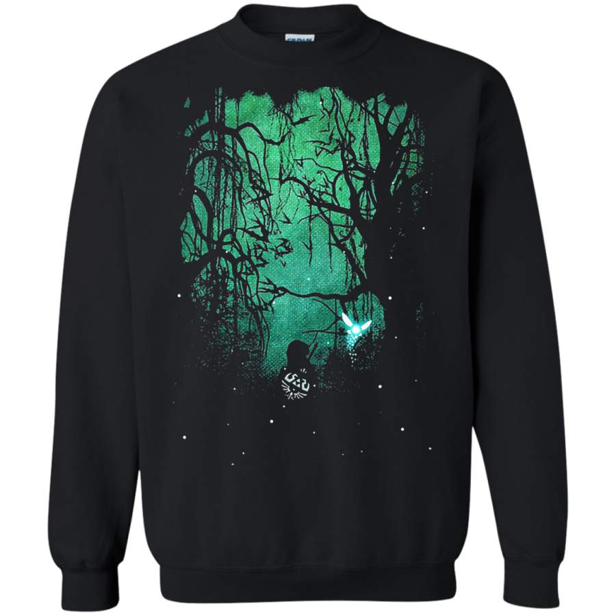 AGR Link And Navi In The Lost Wood The Legend Of Zelda Sweatshirt