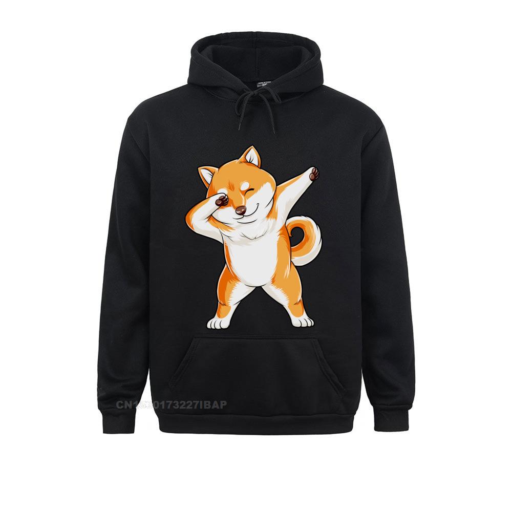 Vagary Jacket Funny Harajuku Hoodies Men Dabbing Shiba Inu Fashion Jacket Cartoon Dog Sportswear Doggo And His Ball Tops Hipster alx