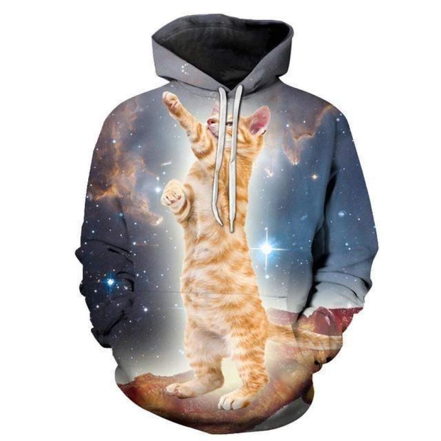 Cat God Hoodie Unisex 3D All Over Print