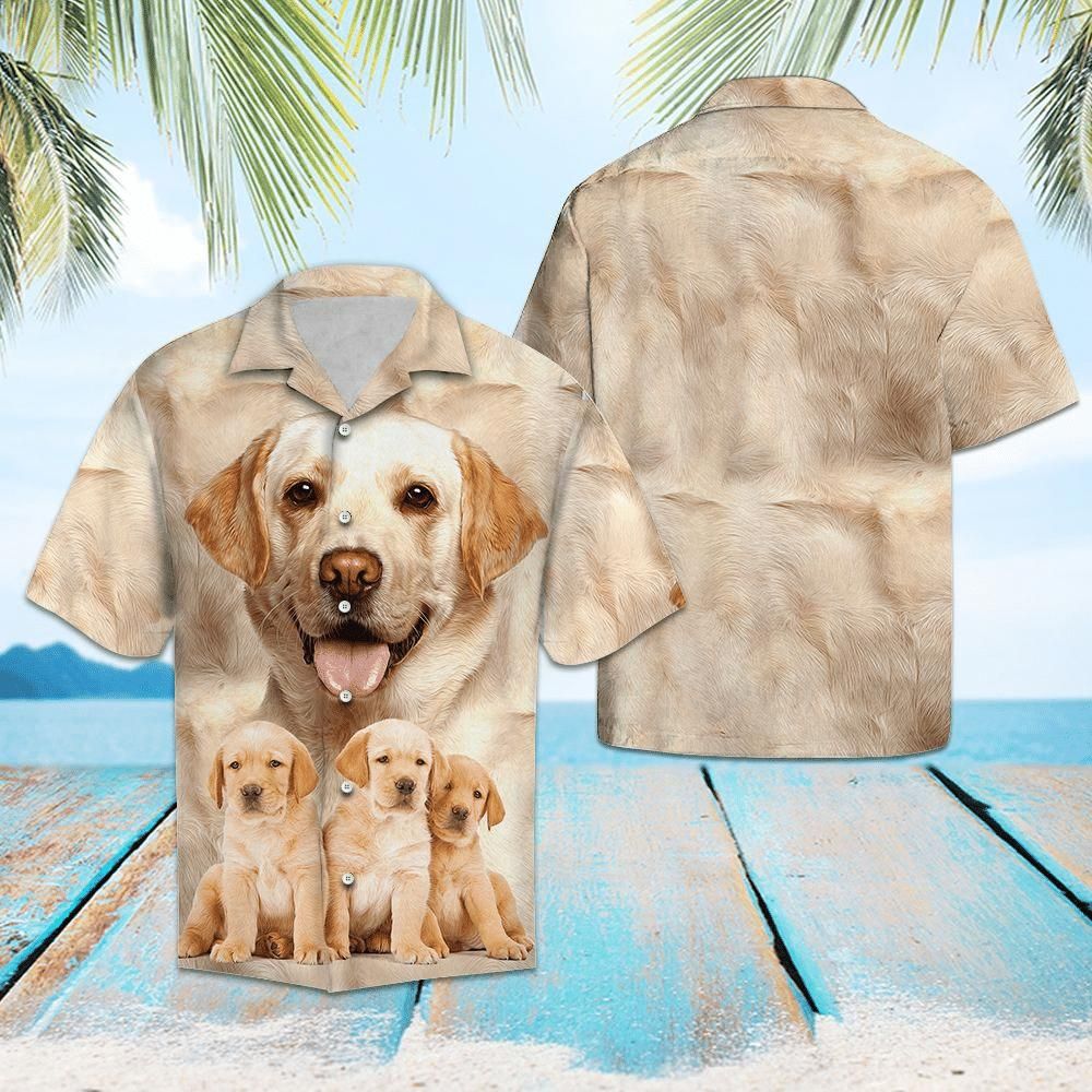 Awesome Labrador Retriever Aloha Hawaiian Shirt Colorful Short Sleeve Summer Beach Casual Shirt For Men And Women