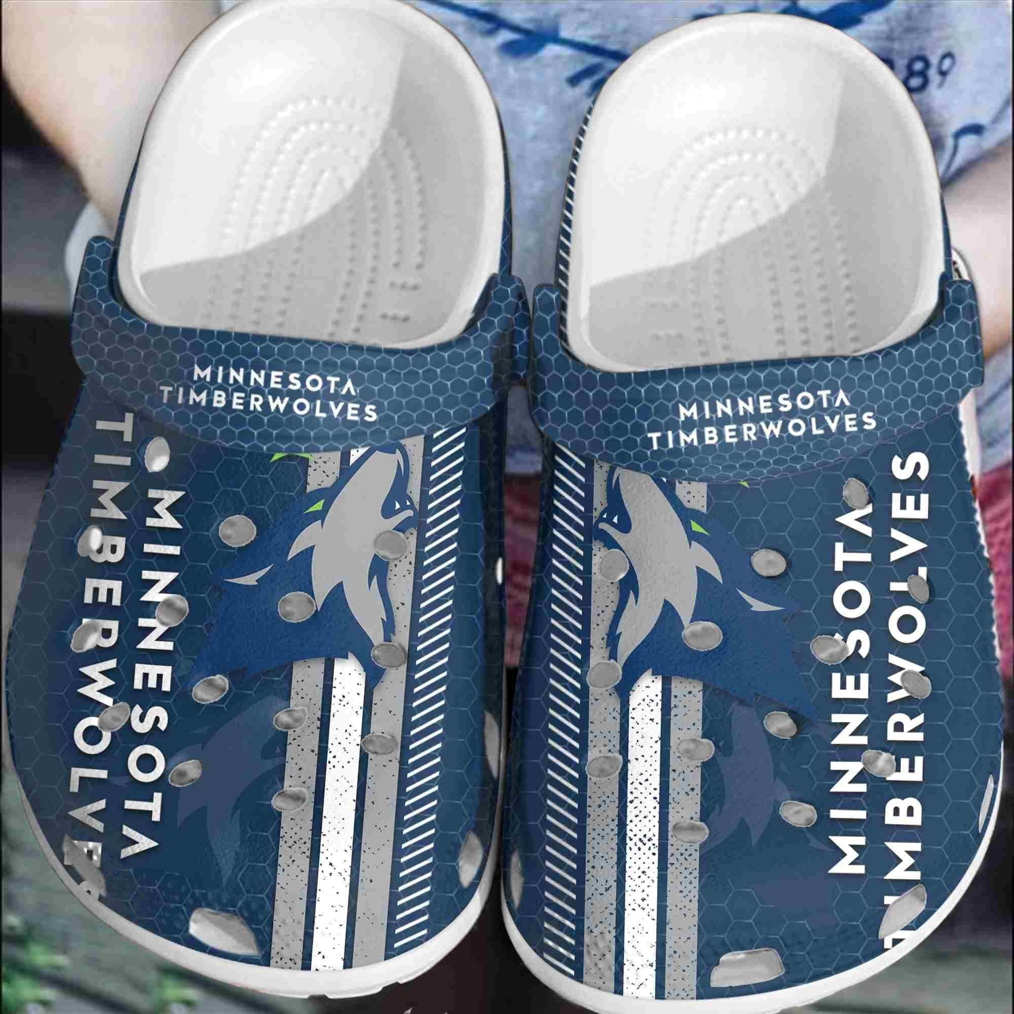 Minnesota Timberwolves Basketball Club Clogs Comfortable Shoes Crocband For Men Women