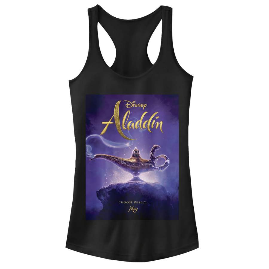 Aladdin Junior’s Movie Poster Magic Racerback Tank Top