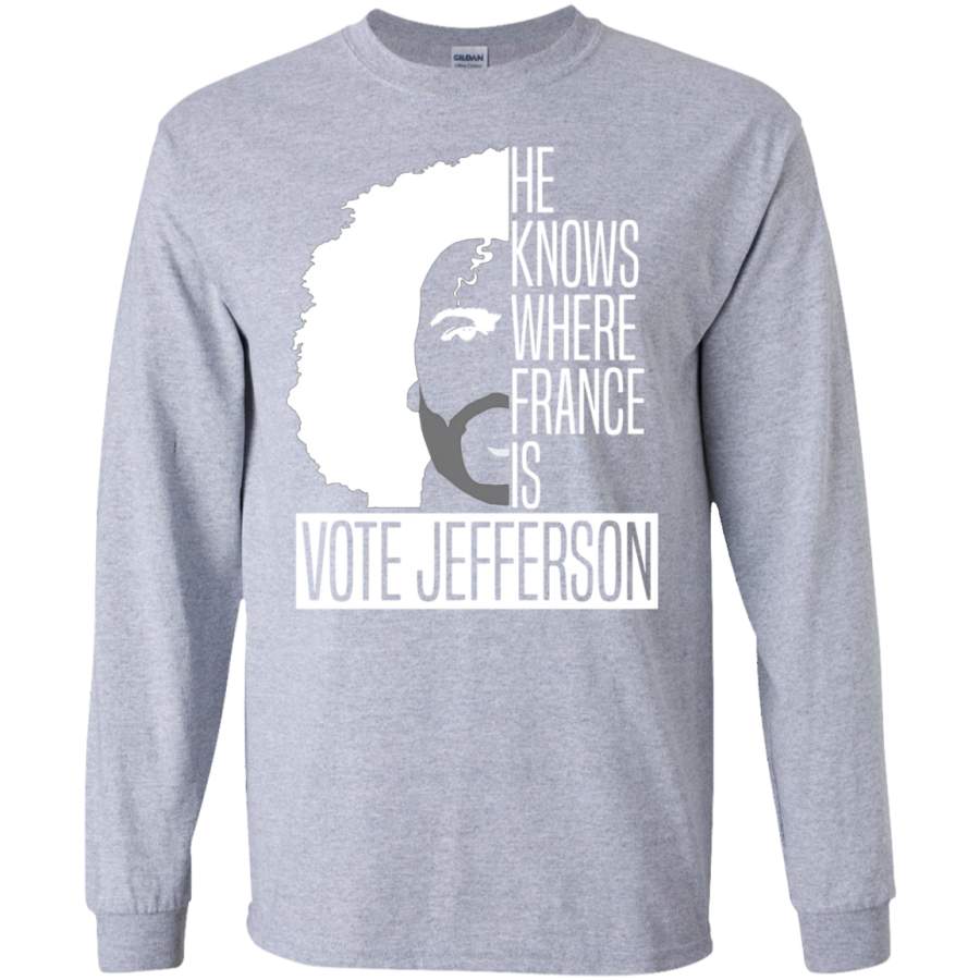 AGR Vote For Jefferson SWEATSHIRT White