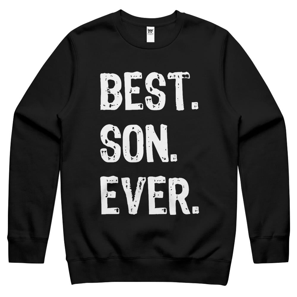 Best Son Ever Funny Gift T-Shirt Christmas Crewneck Sweatshirt