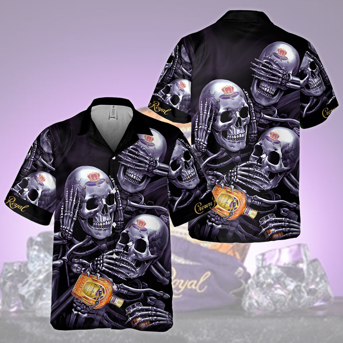 Cr Skull Hawaii Shirt Ha2974