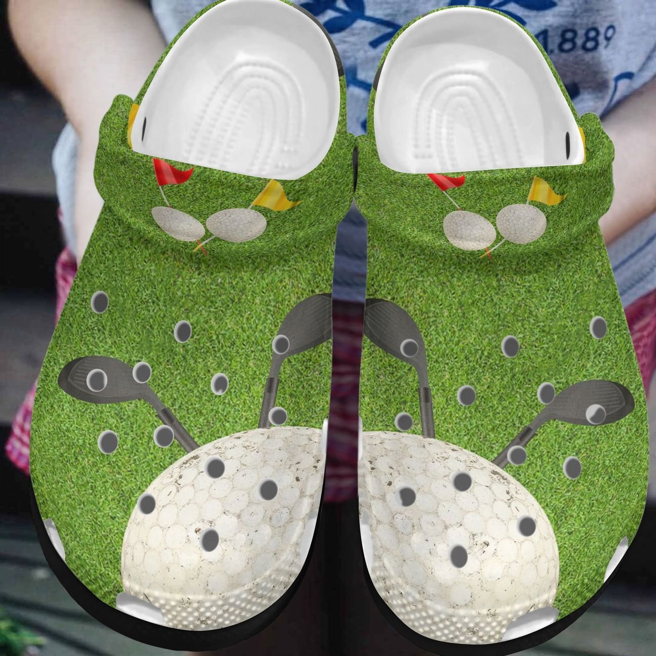 Golf Personalized Clog, Custom Name, Text, Color, Number Fashion Style For Women, Men, Kid, Print 3D Golf Is Great