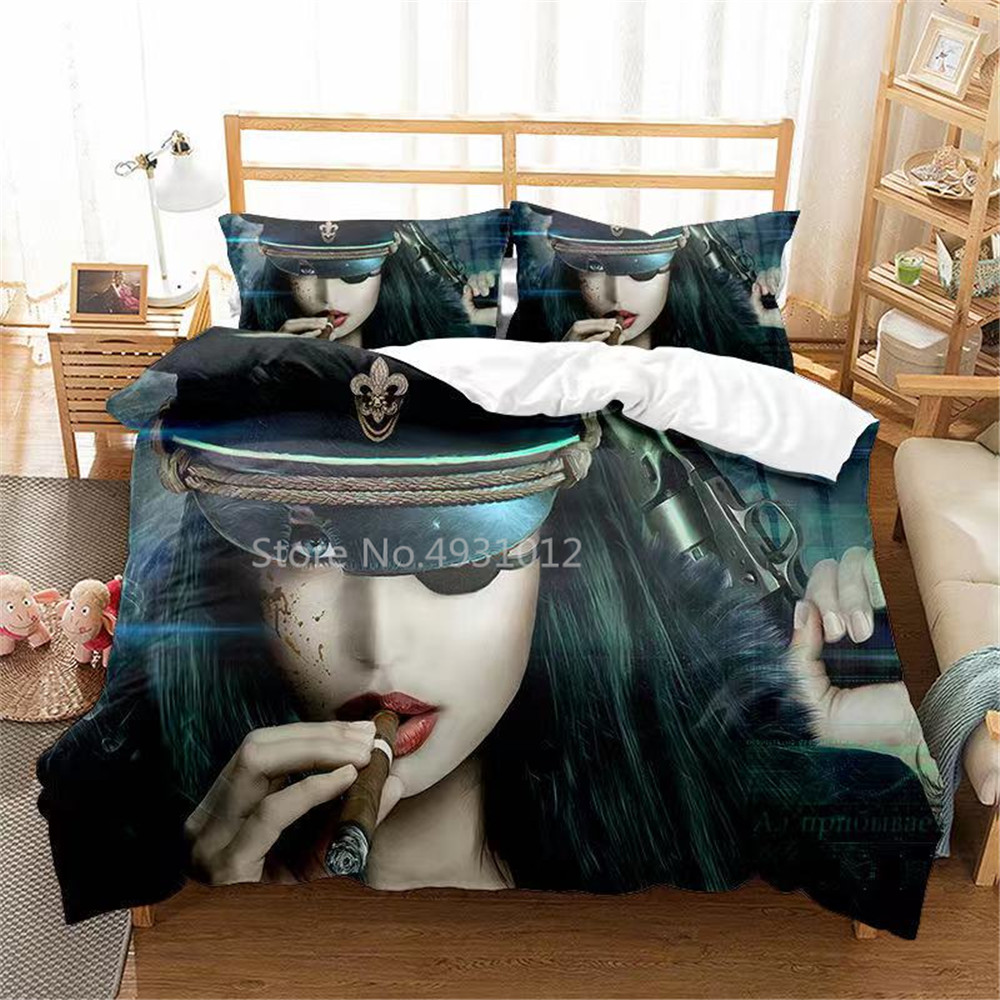 3D Printed African Fashion Sexy Bedding Set Beautiful Duvet Cover Set Bed Set