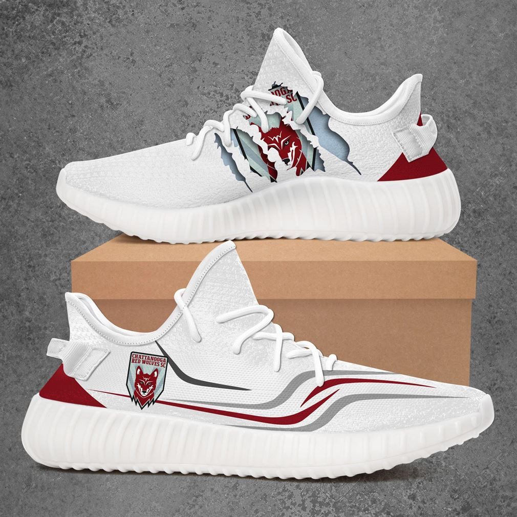 Chattanooga Red Wolves Sc Us Open Cup Yeezy White Shoes Sport Sneakers