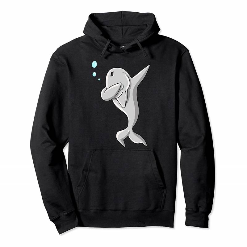 Cool Dabbing Dolphin | Funny Hip-Hop Porpoise Dancing Gift Pullover Hoodie