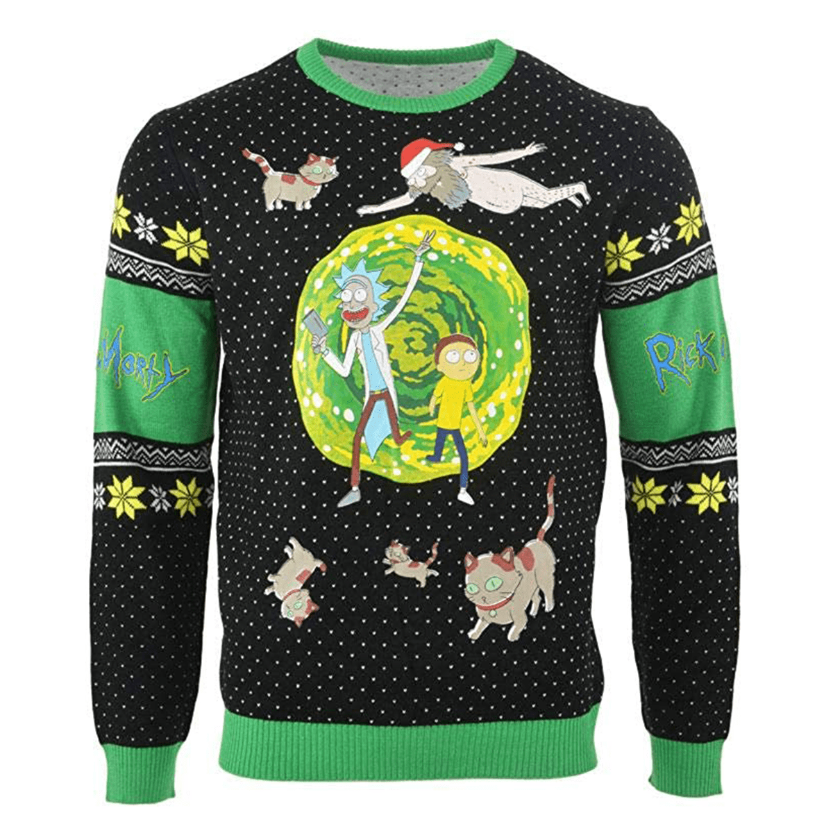 Rick and Morty Portal UNISEX Christmas Sweater