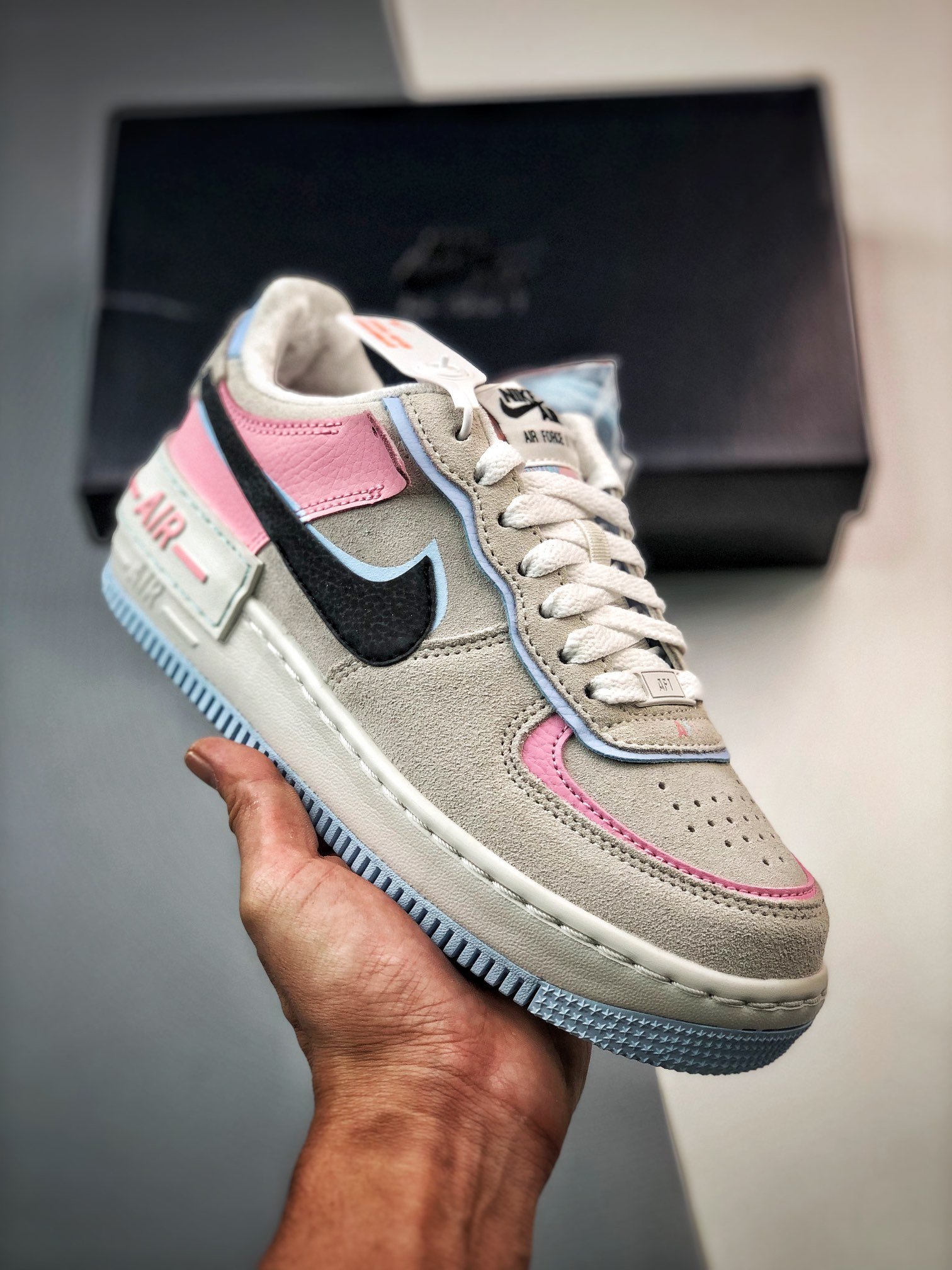 Nike Air Force 1 Shadow Hoops White Pink DX3358-100 5340036