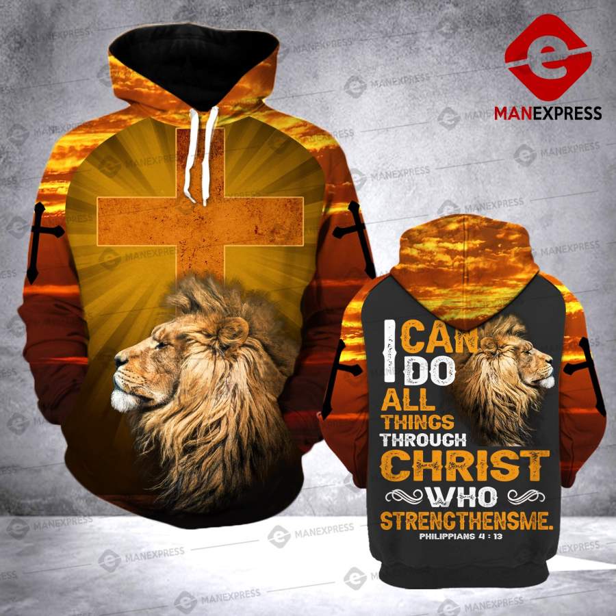 VH Lion Jesus – 3D all print hoodie 2610 PMK