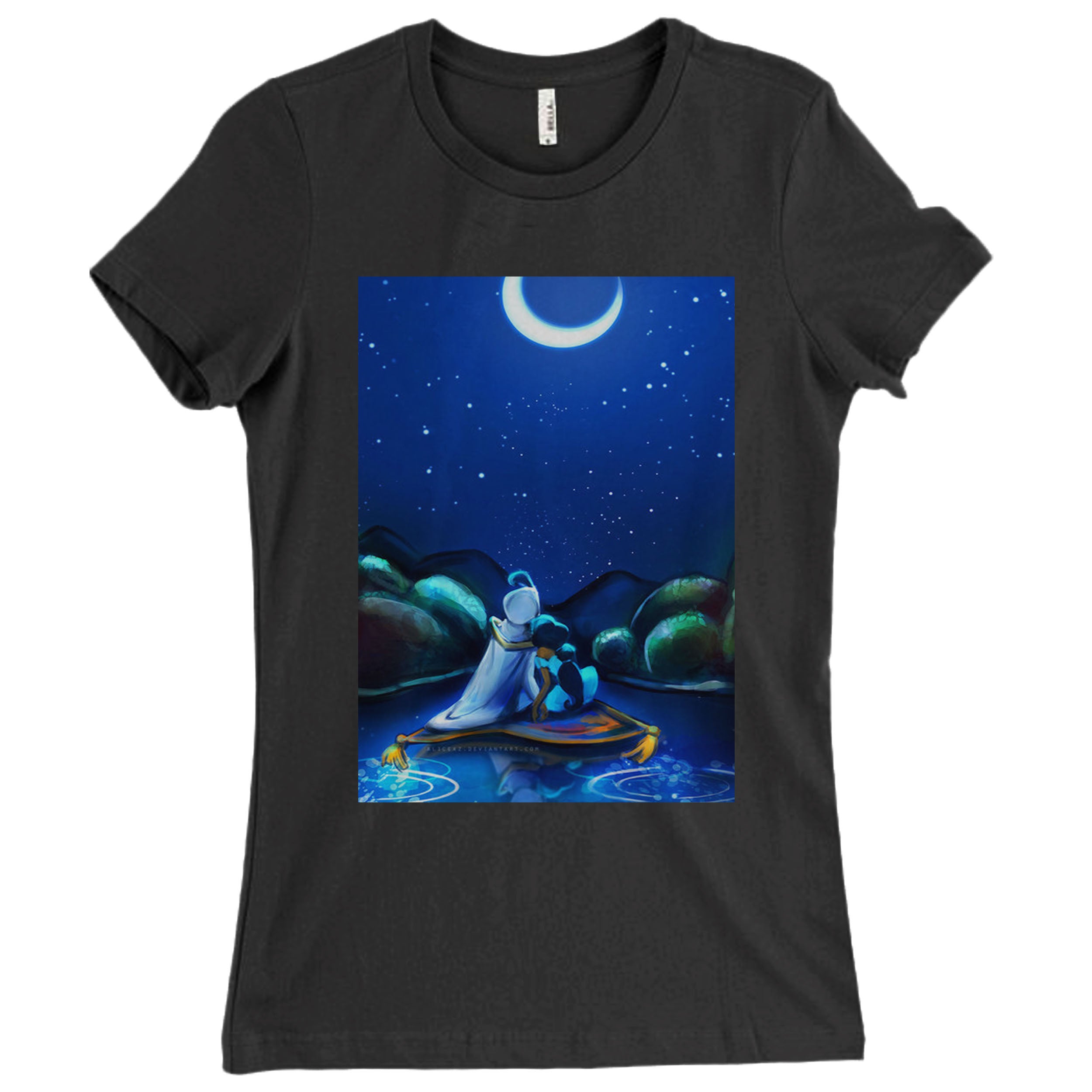 Aladdin And Jasmine Women T-Shirt