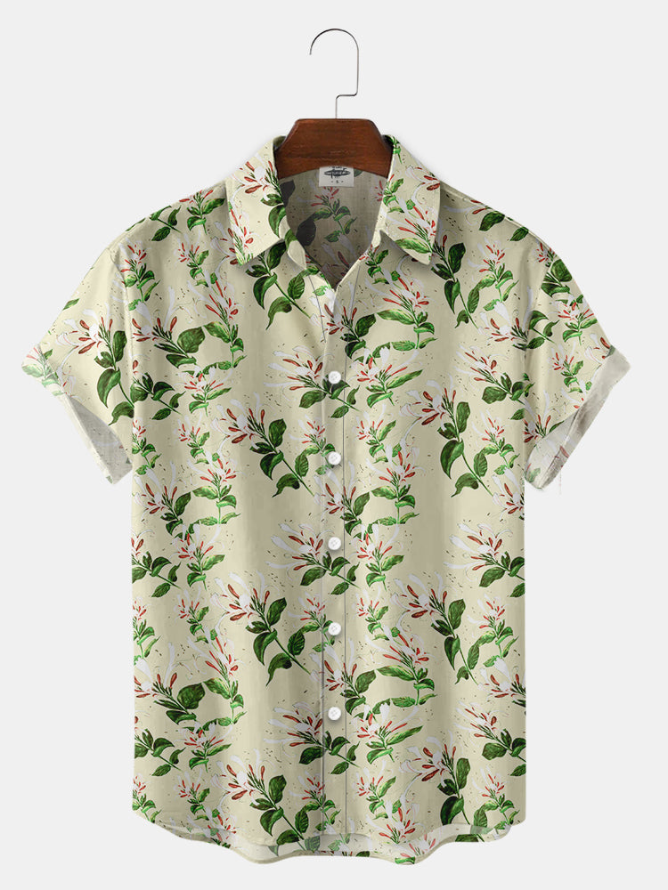 Men’S Flowers Print Shirts