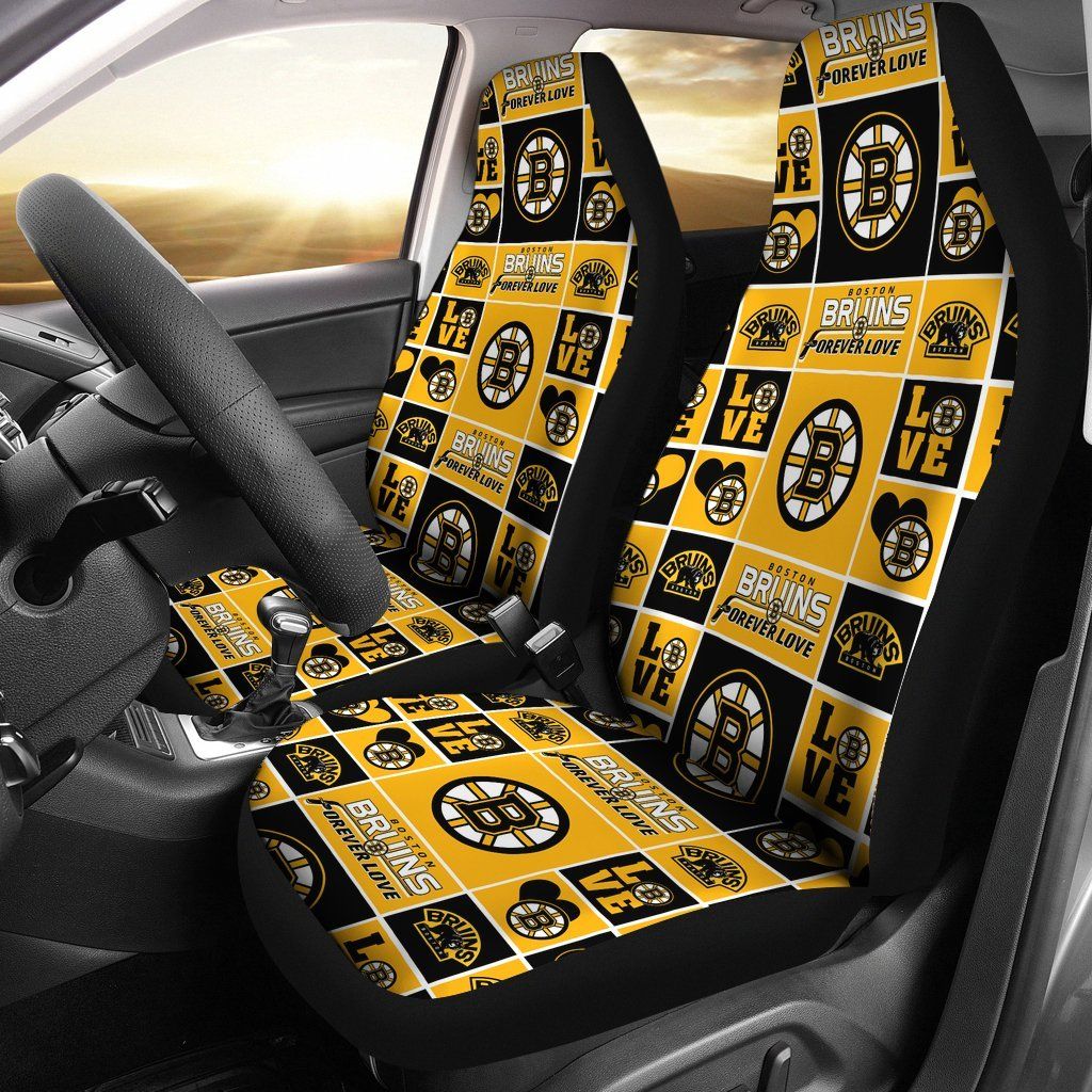 Boston Bruins Car Seat Cover