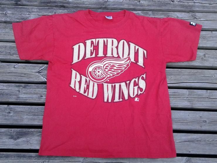 Vintage 90 S Detroit Red Wings Starter Shirt