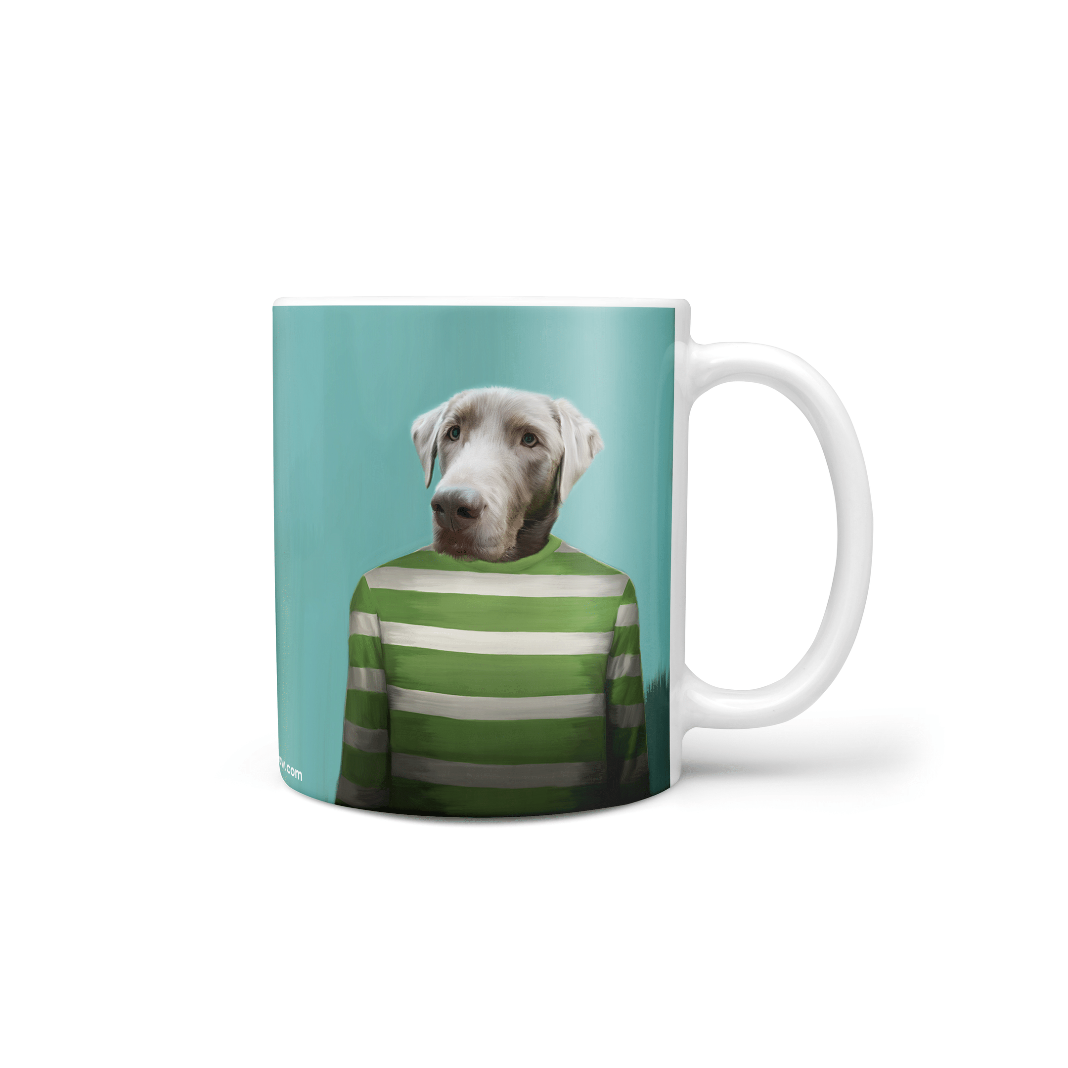 The Green Candy Cane Custom Pet Mug