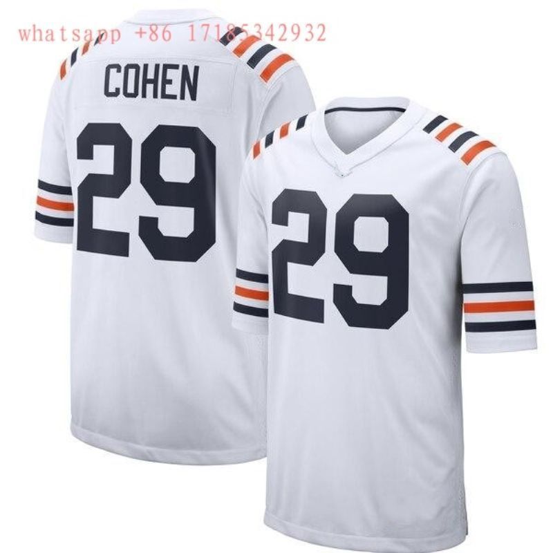 Chicago Bears Tarik Cohen #29 NFL 2020 White Jersey Jersey