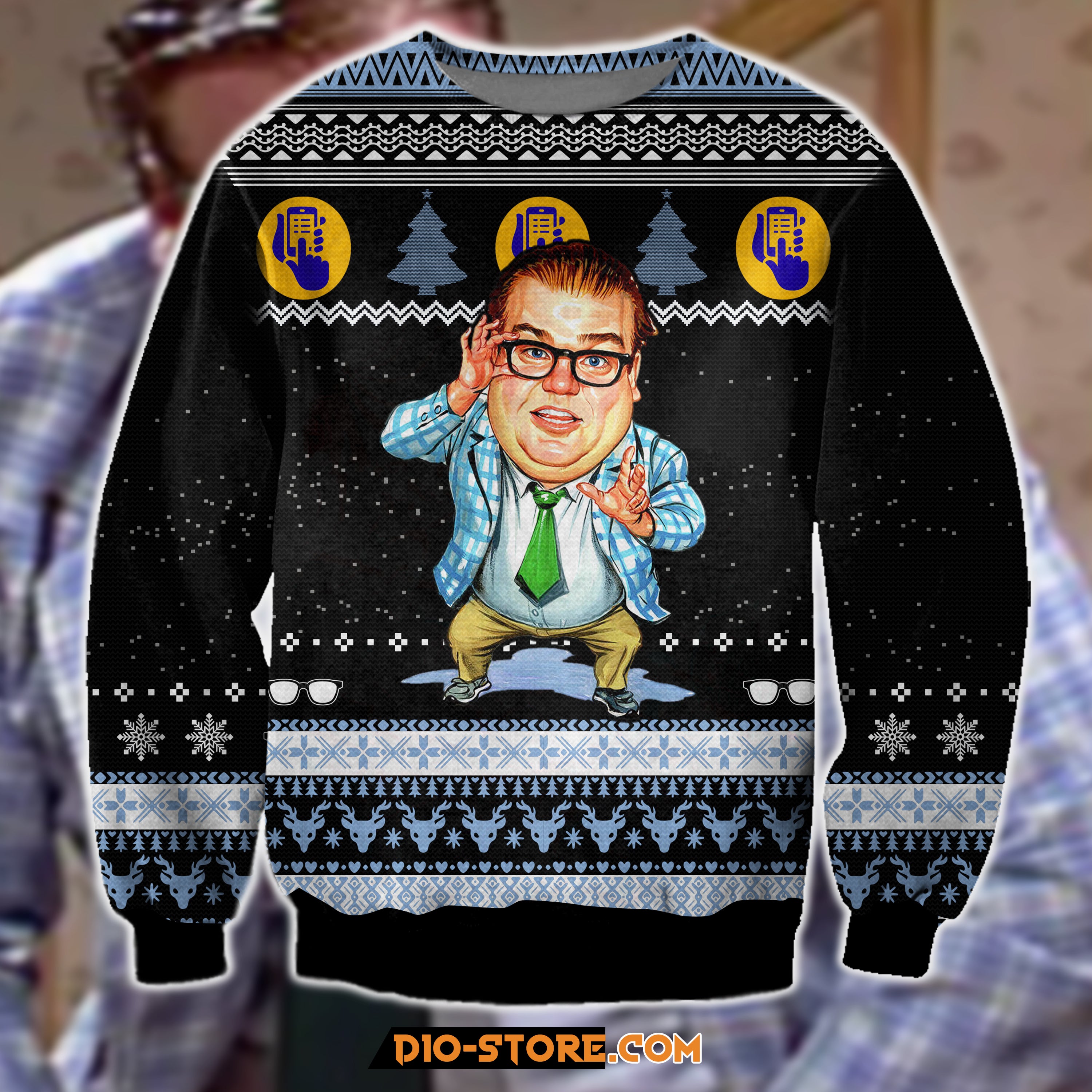 Van Down By The River 3D Print Ugly Christmas Sweater