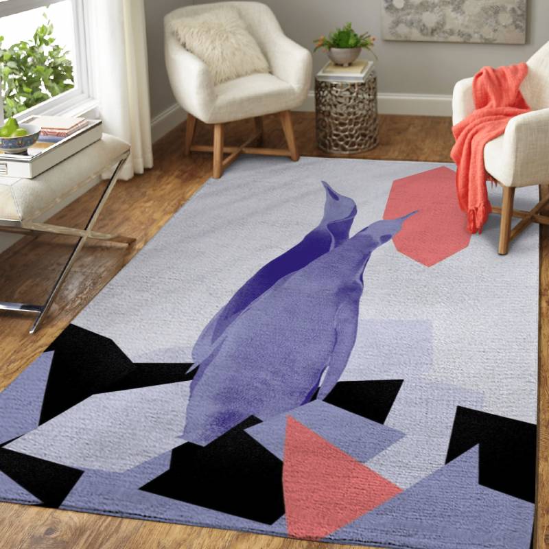 Penguin shapes – Animals Area Rug Carpet