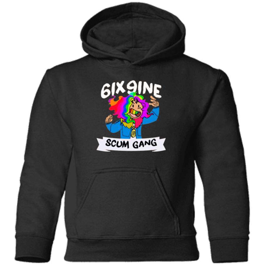 AGR tekashi 6ix9ine gummo scum gang Toddler Pullover Hoodie