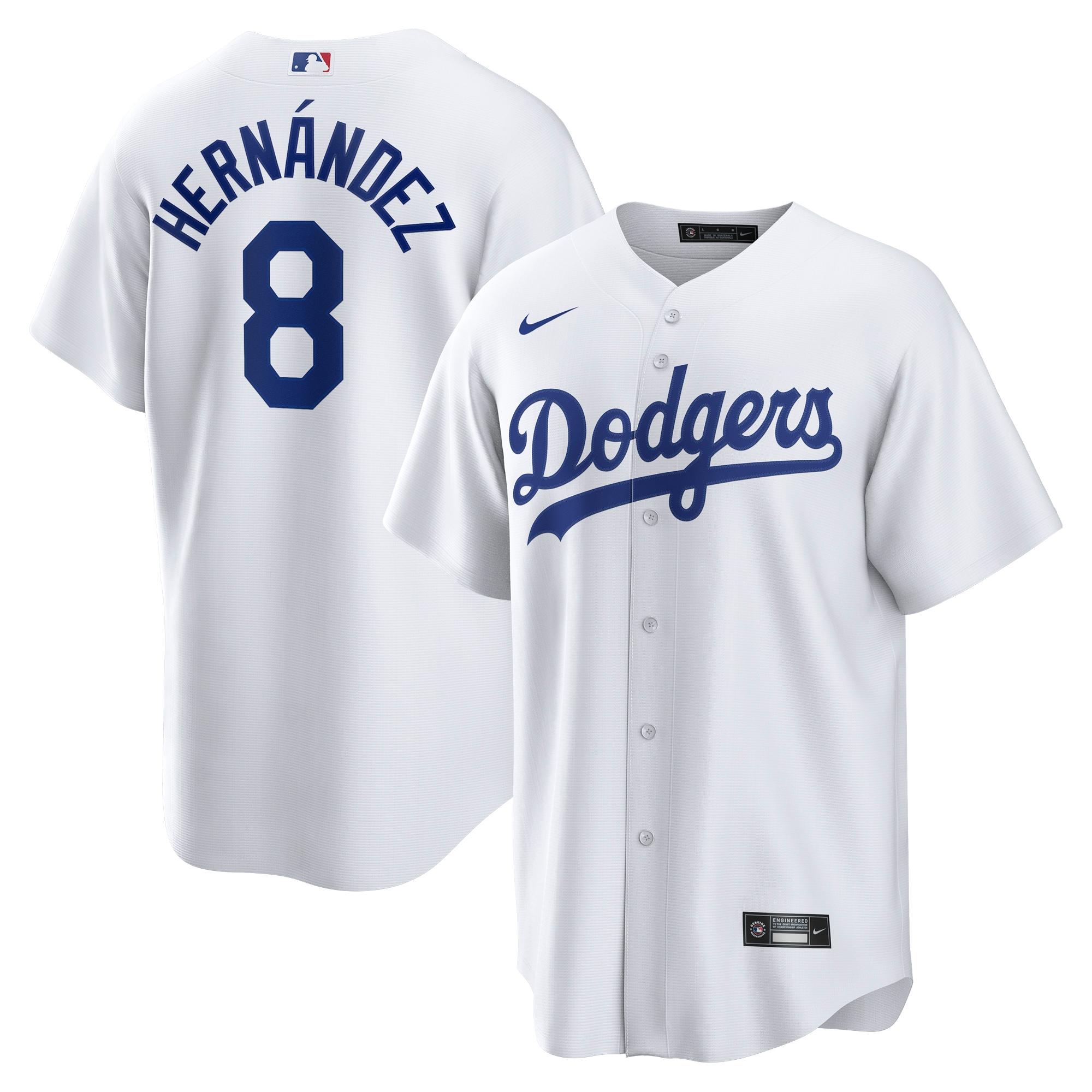 Enrique Hernandez Los Angeles Dodgers Home Replica Player Jersey – White