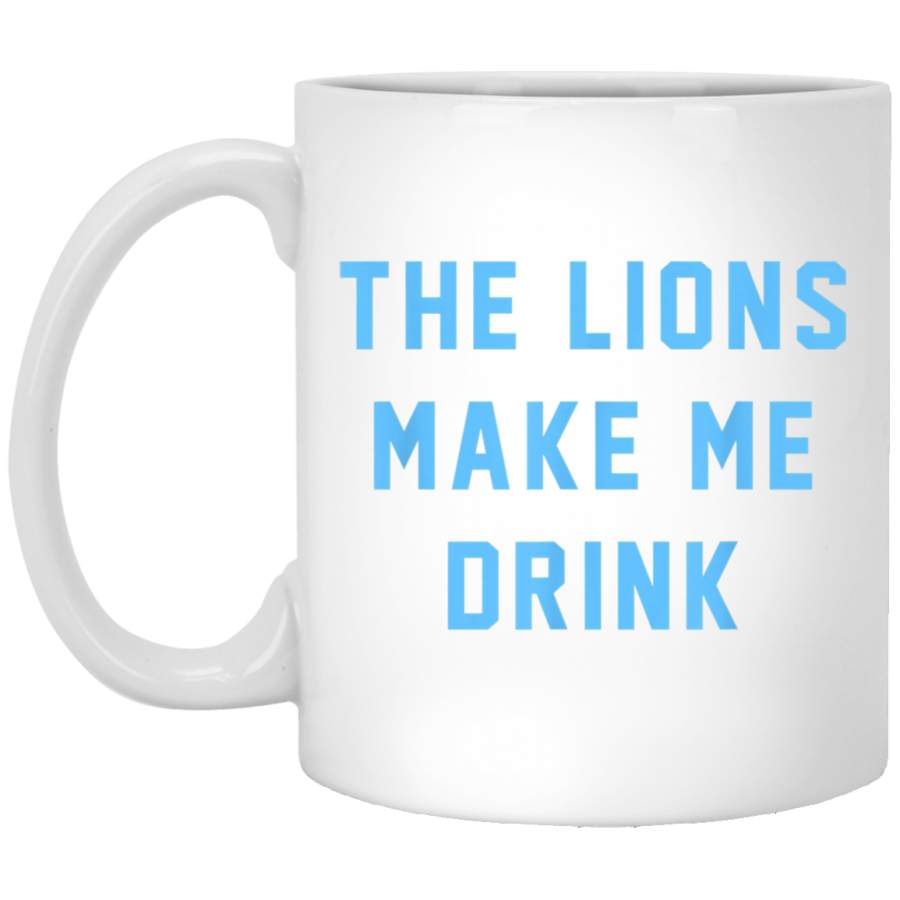 the lions make me drink Men tee White Mug