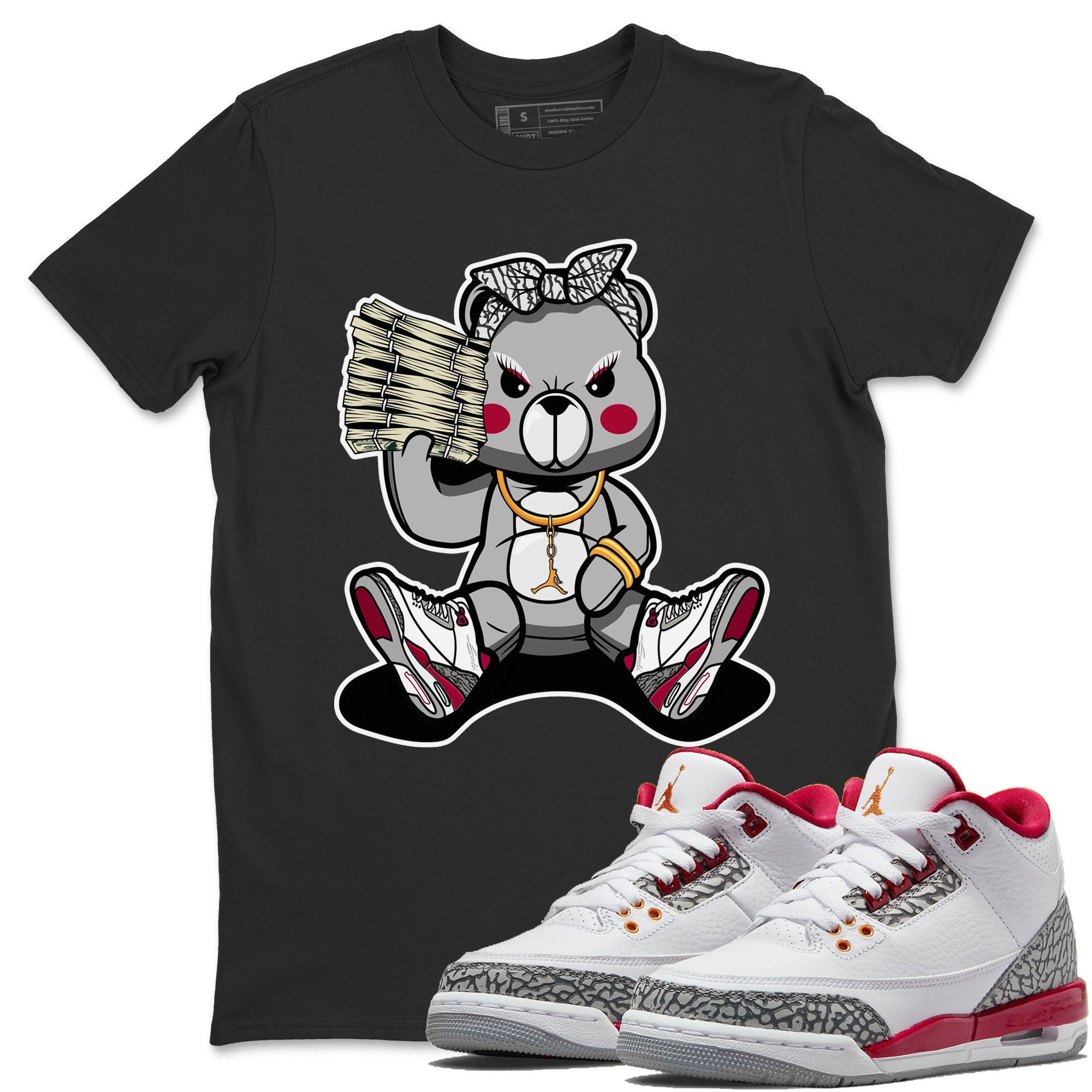 Bad Baby Bear T-Shirt – Air Jordan 3 Cardinal