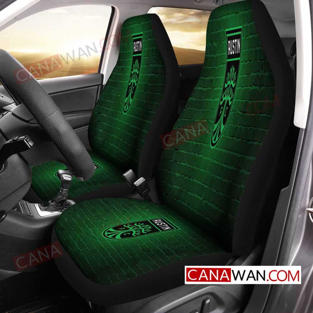 Austin Fc Logo Art Style8 3D Customized Personalized Car Seat Cover