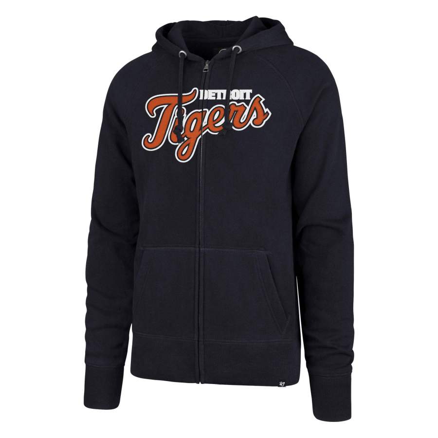 Detroit Tigers Ovation ’47 Full Zip Raglan Hoodie Unisex 3D All Over Print